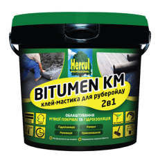 Hercul клей-мастика д. рубер. та б.ш. гідроіз. "BITUMEN KM" 5 кг