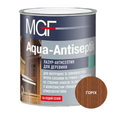 Лазур-антисептик MGF Aqua-Antiseptik горіх 0,75л