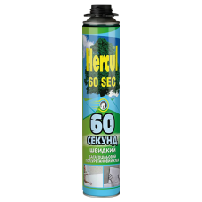 Швидкий багатоцільовий поліуретановий клей "HERCUL 60SEC" 750 мл