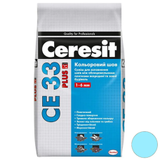 Заповнювач швів Ceresit СЕ 33 Plus 180 (2кг) св.-блакит