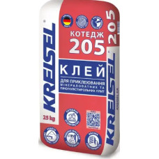 Котедж клей універсальний для вати та пінопласту 205 Крайзель (Kreisel) 25 кг Котедж клей універсальний для вати та пінопласту 205 Крайзель (Kreisel) 25 кг