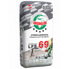 Стяжка цементна ANSERGLOB LFS 69 (25кг) Стяжка цементна ANSERGLOB LFS 69 (25кг)