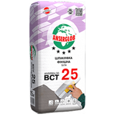 Суміш штукатурна фінішна ANSERGLOB BCT 25 (15 кг)