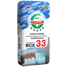 Клей для плитки ANSERGLOB BCX 33 (25 кг)
