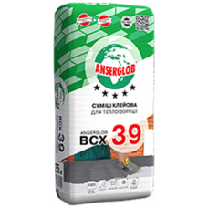 Суміш клейова для теплоізоляції ANSERGLOB BCX 39 (25 кг) Суміш клейова для теплоізоляції ANSERGLOB BCX 39 (25 кг)