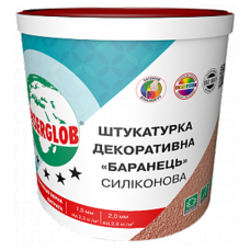 Штукатурка силіконова "Баранець" ANSERGLOB 1.5 мм (25 кг)