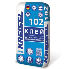 Морозостійкий клей для керамічної плитки 102 Крайзель (Kreisel) 25 кг