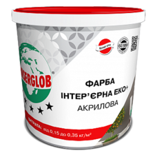Фарба інтер'єрна акрилова ЕКО+  ANSERGLOB 1,4 кг (1л)