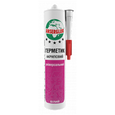 Герметик акриловий ANSERGLOB білий, 280мл